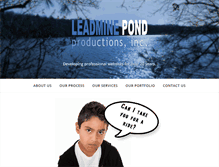 Tablet Screenshot of leadminepond.com